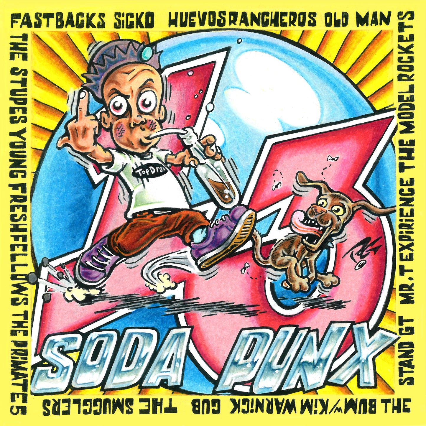 13 Soda Punx - Fastbacks, Sicko, MTX, Bum 30th Anniversary Reissue CD LP