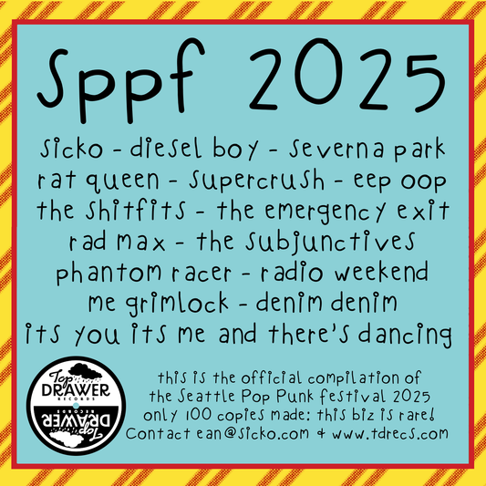 Seattle Pop Punk Festival 2025 Compilation CD