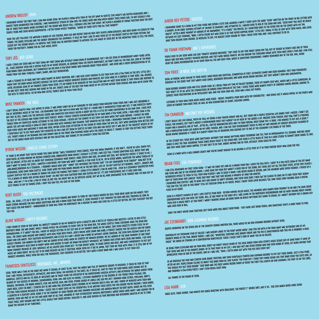 In The Alternate Timeline Sicko LP/CD top drawer records