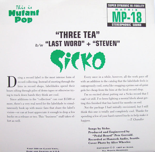 Three Tea 7"